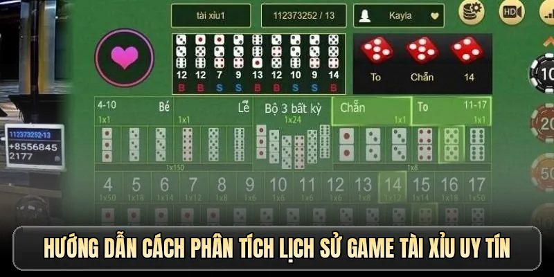 Hướng dẫn cách phân tích lịch sử game tài xỉu uy tín